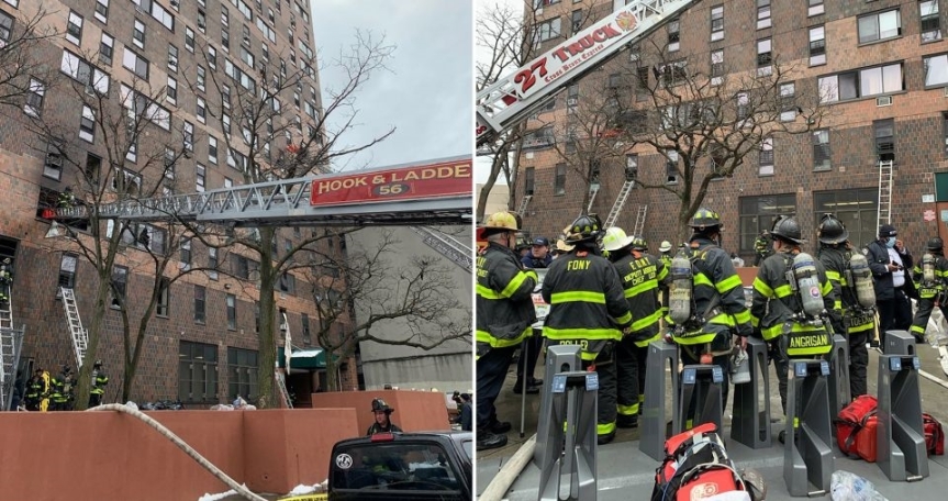 NY: Dominicanos vivían en edificio que se incendió ayer en El Bronx